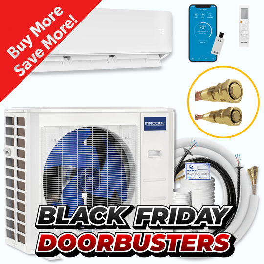 MRCOOL Mini Split System 18,000 BTU with 25ft. Line Set DIY18HPWM230D25O